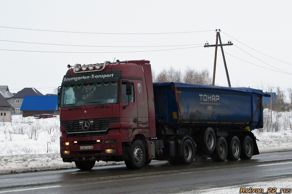 Алтайский край, № С 467 НК 22 — Mercedes-Benz Actros ('1997)