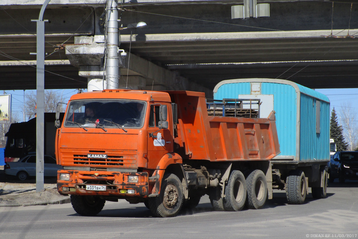 Волгоградская область, № А 031 ВН 34 — КамАЗ-65111 [651110]