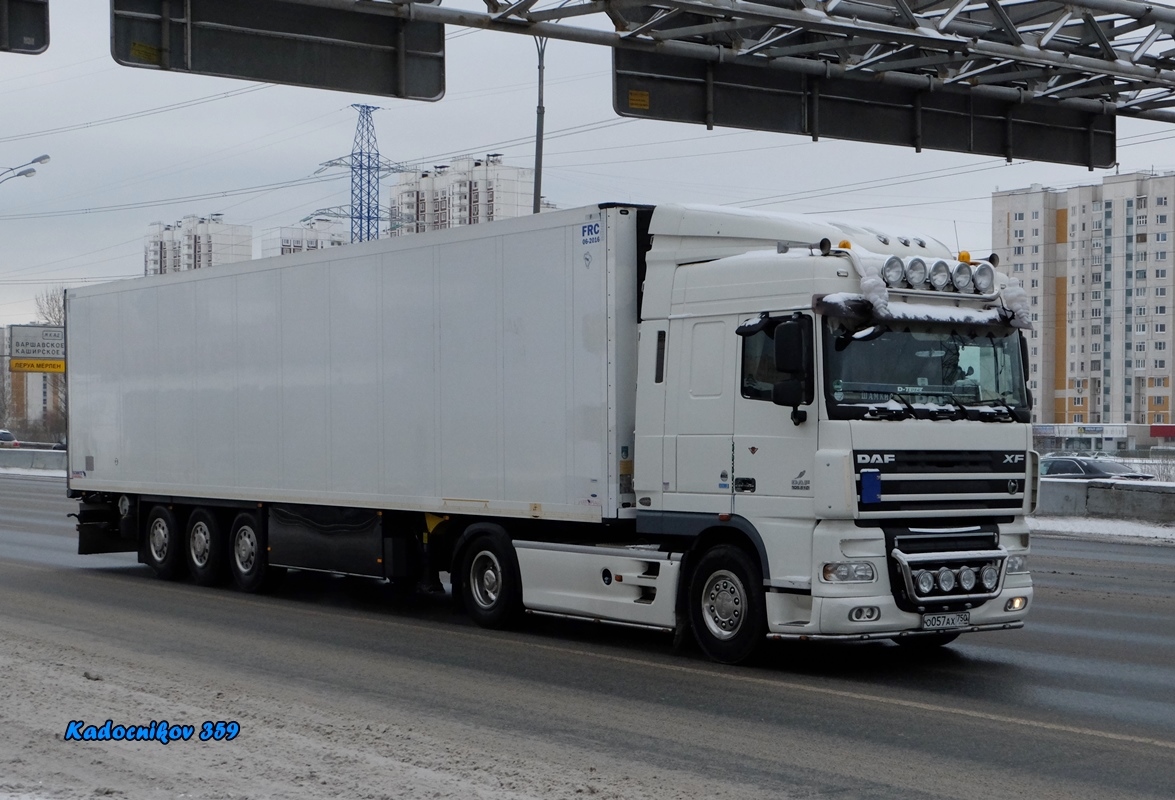 Московская область, № О 057 АХ 750 — DAF XF105 FT