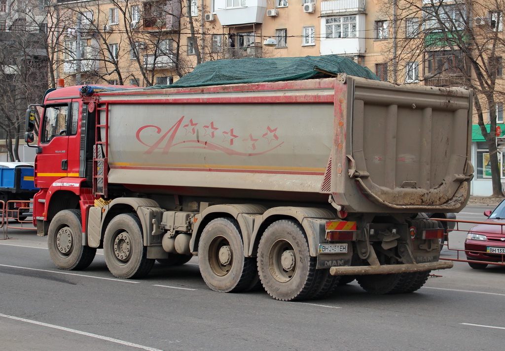 Одесская область, № ВН 2451 ЕН — MAN TGA 41.480