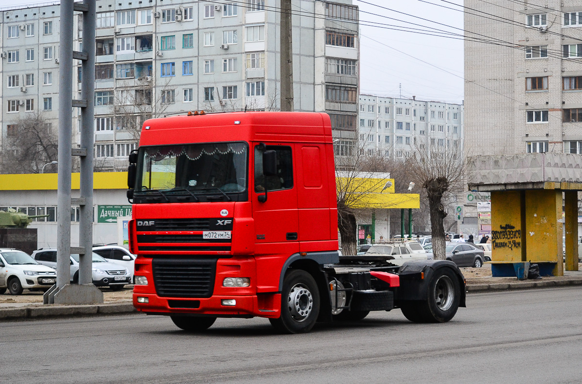 Волгоградская область, № М 072 УМ 34 — DAF XF95 FT