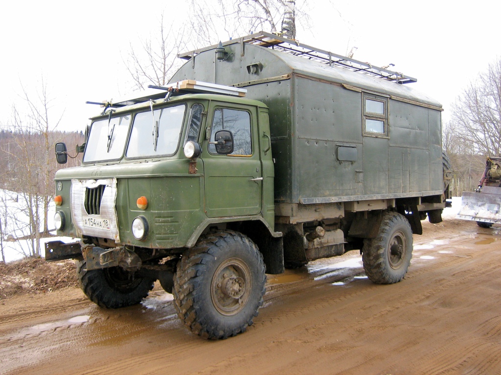 Удмуртия, № А 154 НА 18 — ГАЗ-66-05