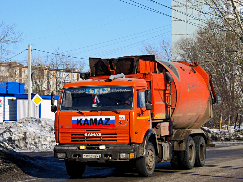 Алтайский край, № С 802 УВ 22 — КамАЗ-65115-62