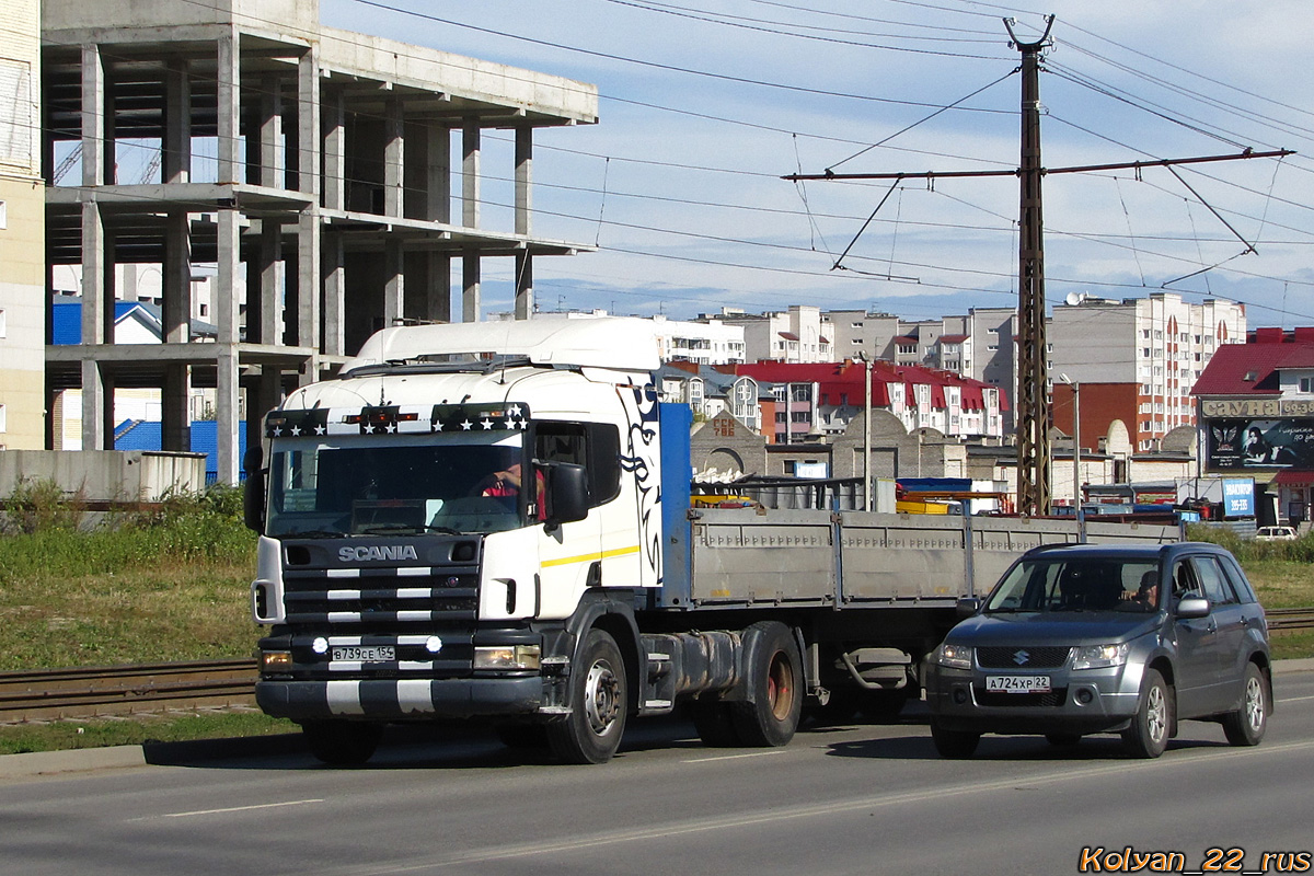 Новосибирская область, № В 739 СЕ 154 — Scania ('1996, общая модель)