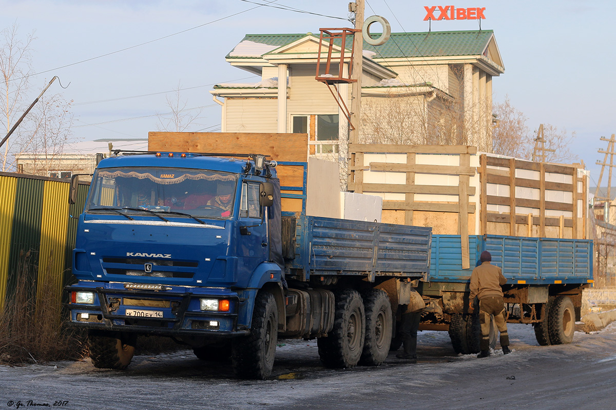 Саха (Якутия), № К 700 ЕУ 14 — КамАЗ-43118-24