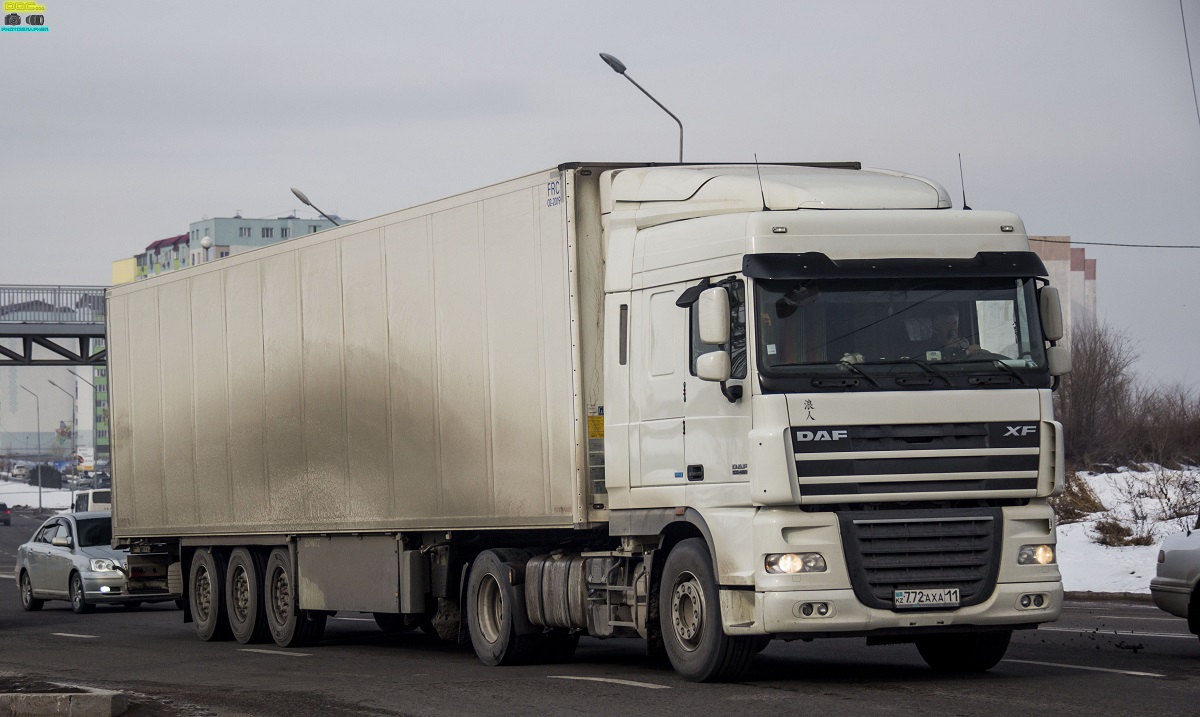 Кызылординская область, № 772 AXA 11 — DAF XF105 FT