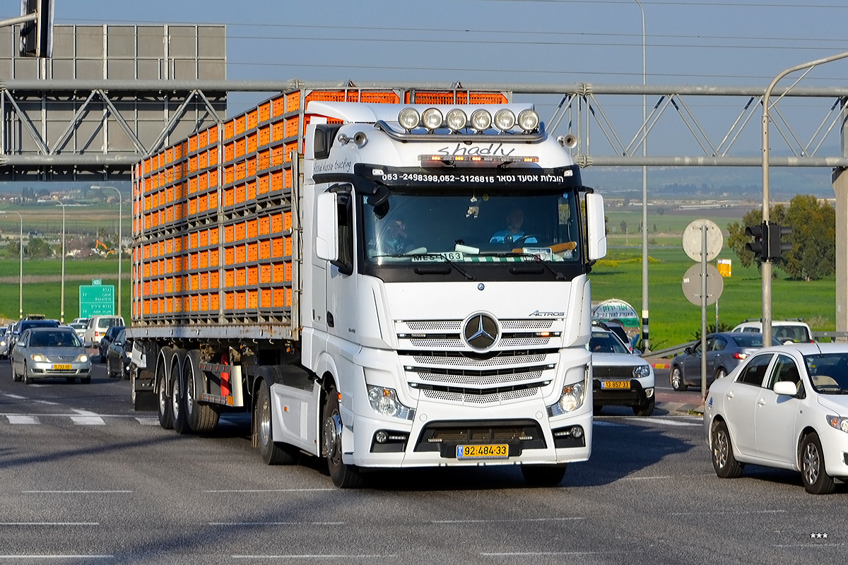 Израиль, № 92-484-33 — Mercedes-Benz Actros ('2011) 1845