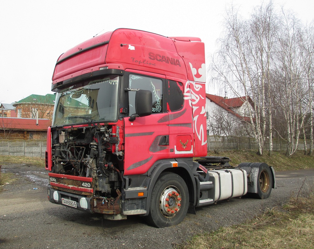 Минская область, № АМ 6890-5 — Scania ('1996) R124L