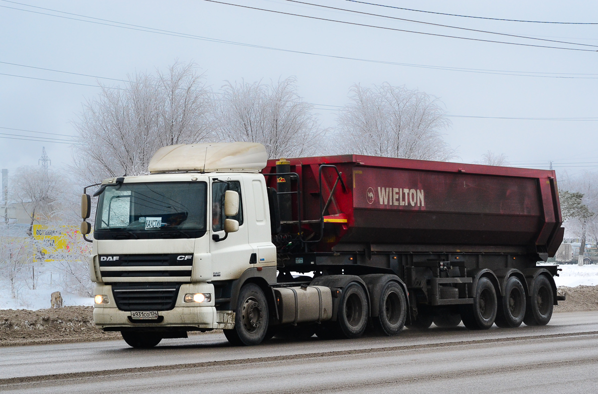 Волгоградская область, № А 931 СО 134 — DAF CF85 FTT