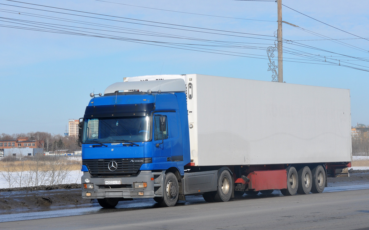 Омская область, № М 002 ТС 55 — Mercedes-Benz Actros ('1997)