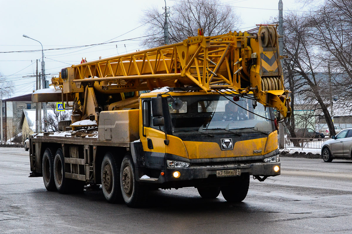 Волгоградская область, № А 718 РУ 134 — XCMG (общая модель)