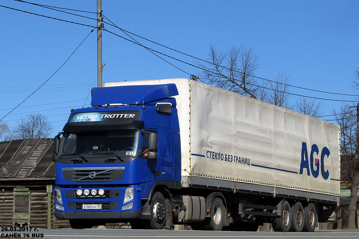 Вологодская область, № Е 560 НУ 35 — Volvo ('2010) FM.400