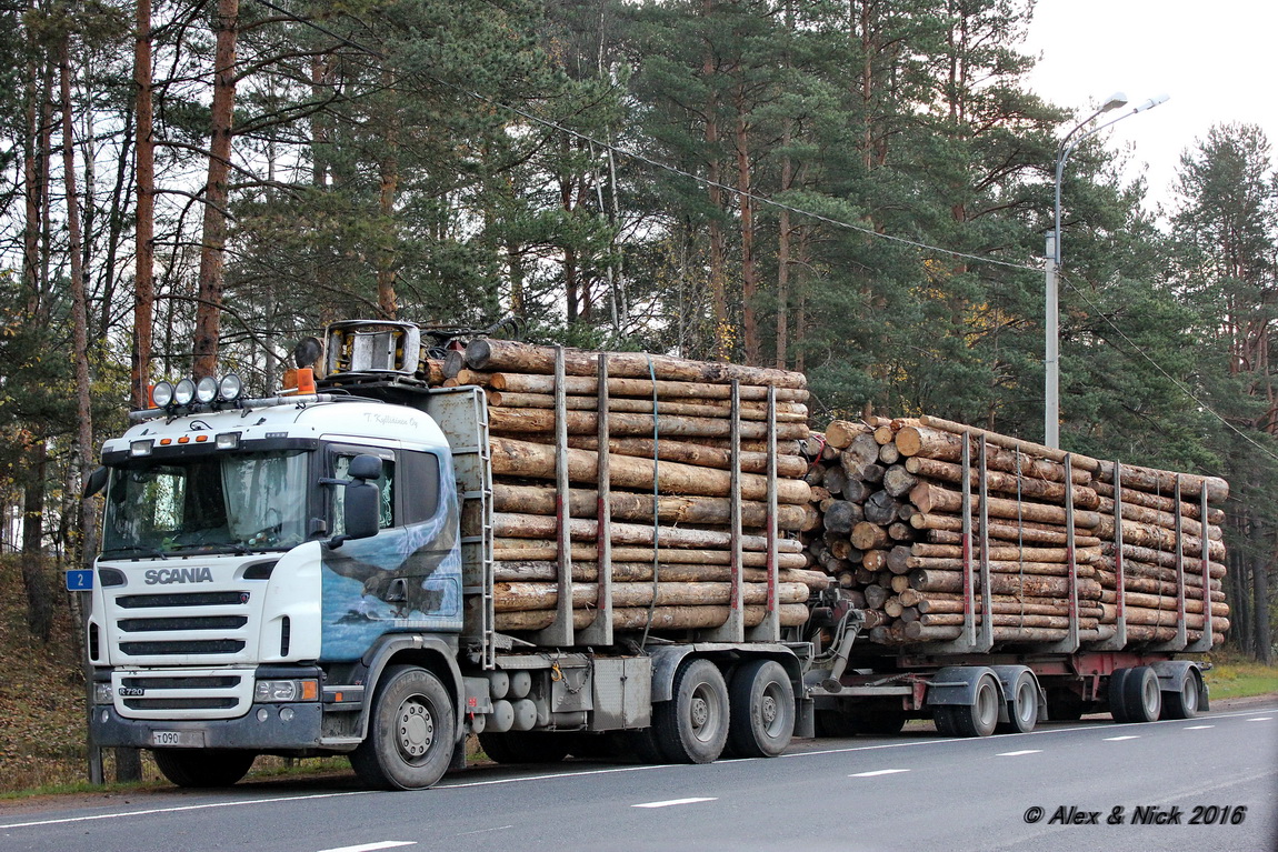 Ленинградская область, № Т 090 УК 47 — Scania ('1996) R144G