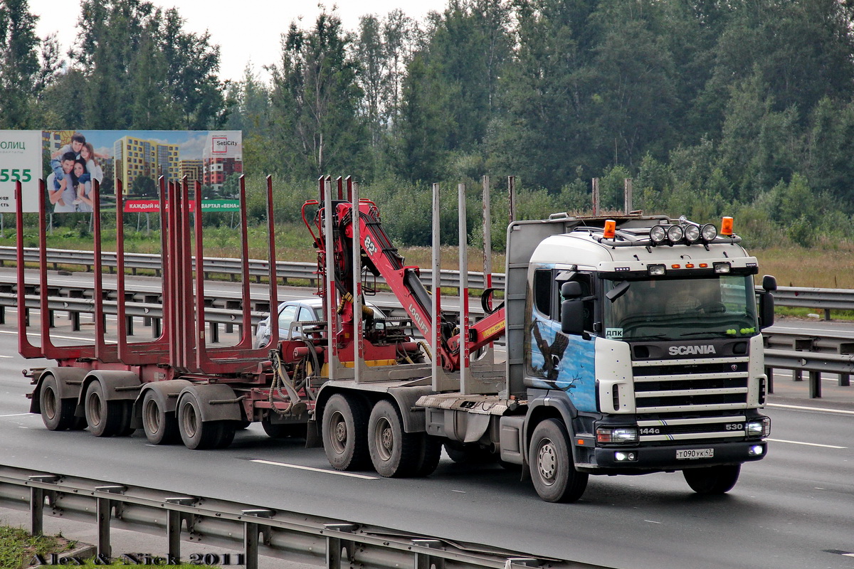 Ленинградская область, № Т 090 УК 47 — Scania ('1996) R144G