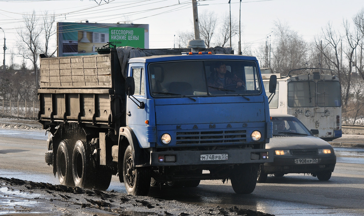 Омская область, № М 748 РВ 55 — КамАЗ-5320