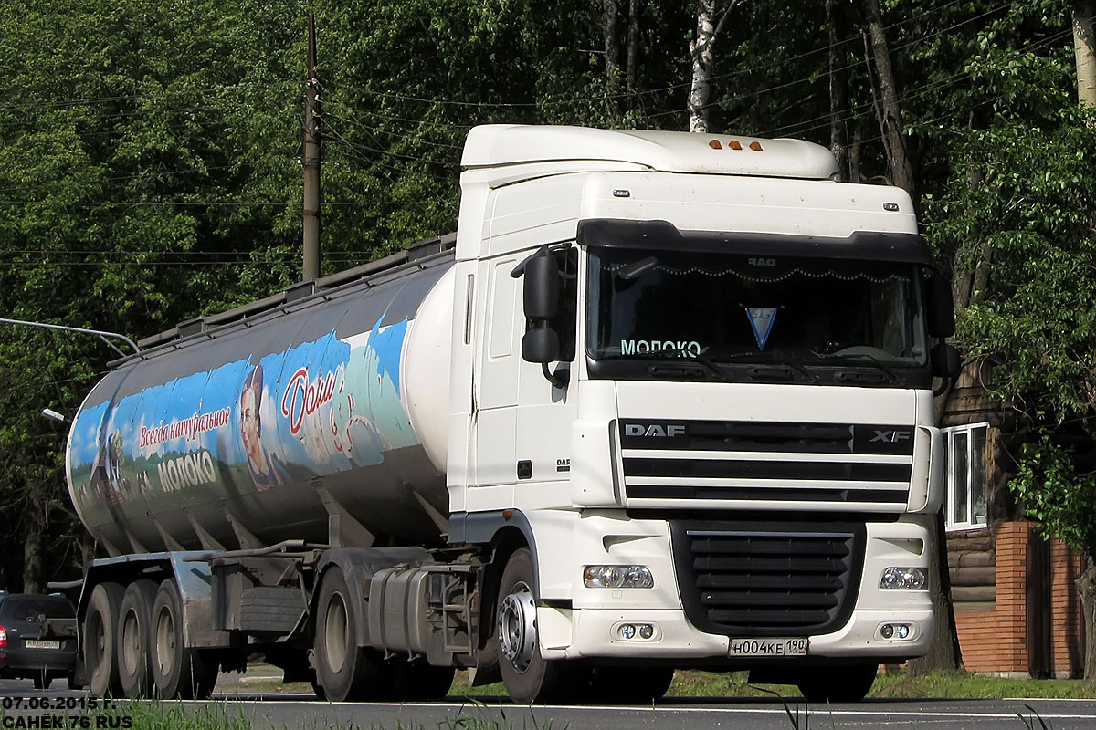 Московская область, № Н 004 КЕ 190 — DAF XF105 FT