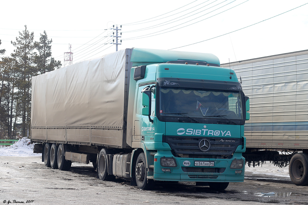 Новосибирская область, № О 541 НХ 54 — Mercedes-Benz Actros ('2003)