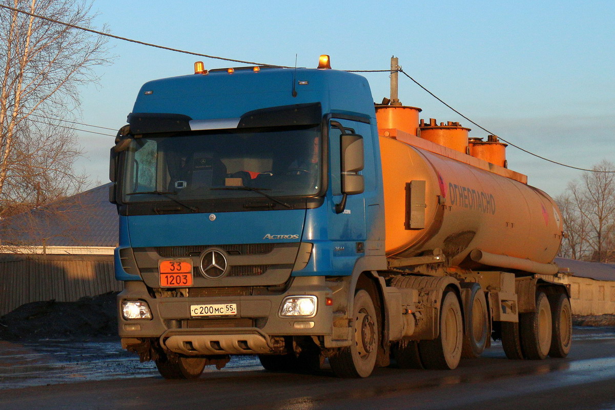 Омская область, № С 200 МС 55 — Mercedes-Benz Actros ('2009) 2644