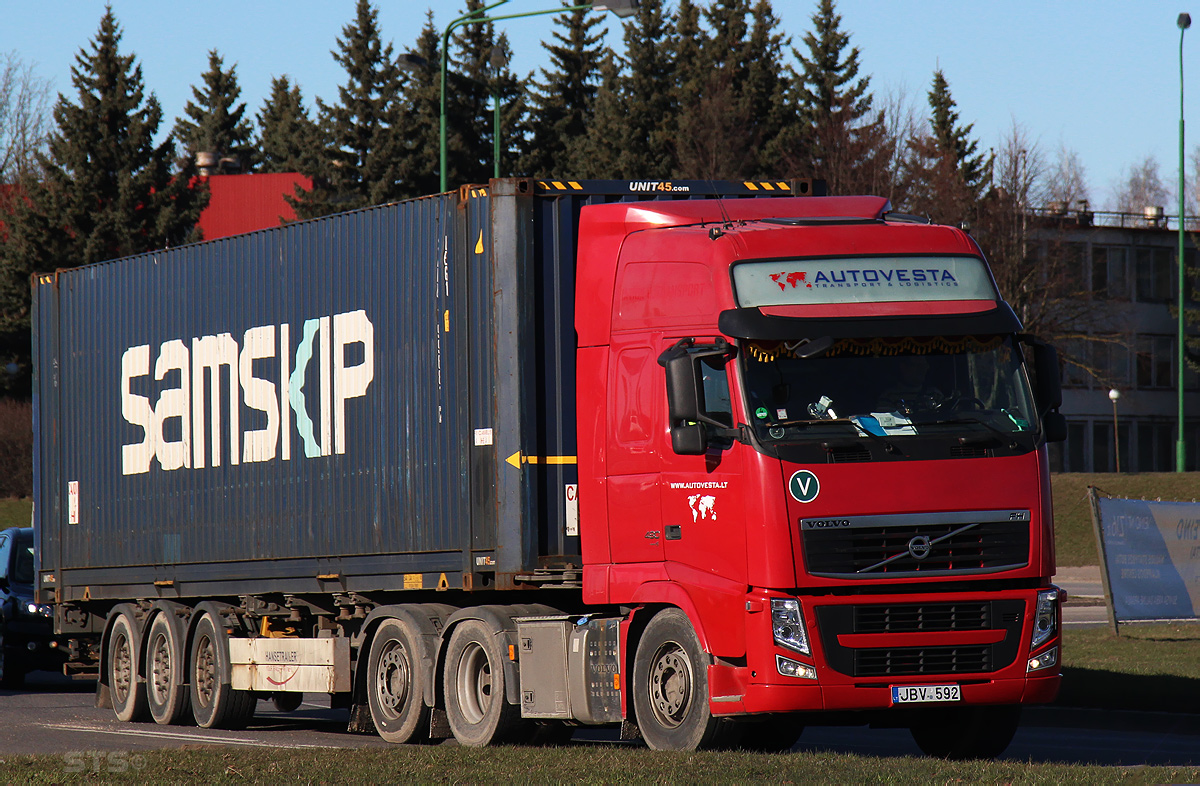 Литва, № JBV 592 — Volvo ('2008) FH.480