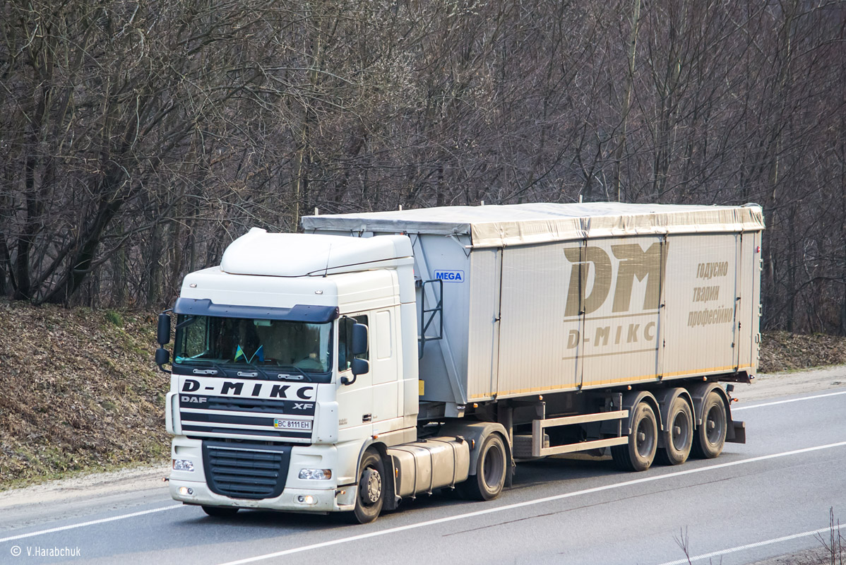 Львовская область, № ВС 8111 ЕН — DAF XF105 FT