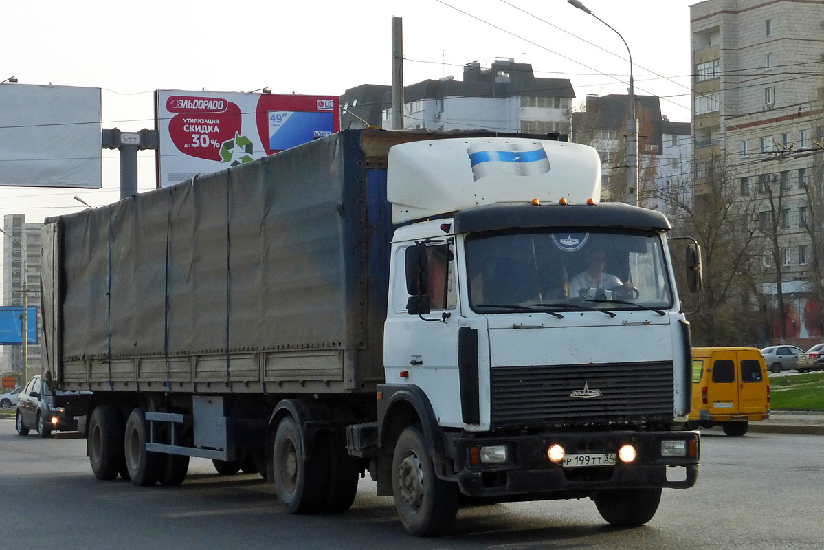 Волгоградская область, № Р 199 ТТ 34 — МАЗ-543203