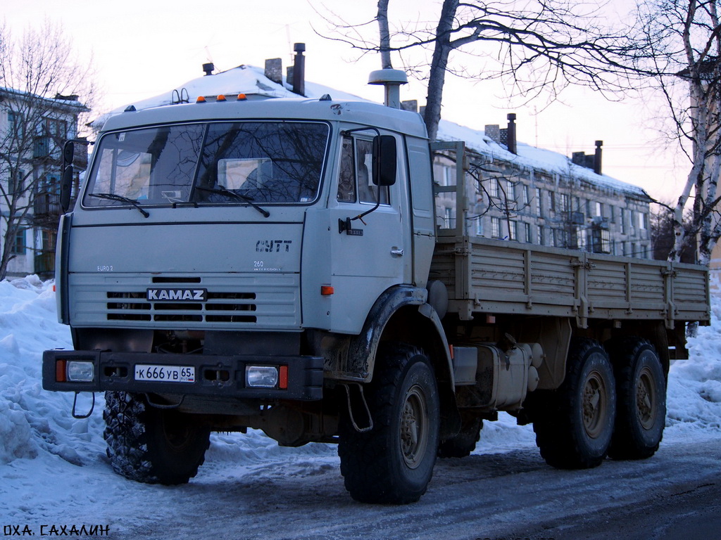 Сахалинская область, № К 666 УВ 65 — КамАЗ-43118-10 [43118K]