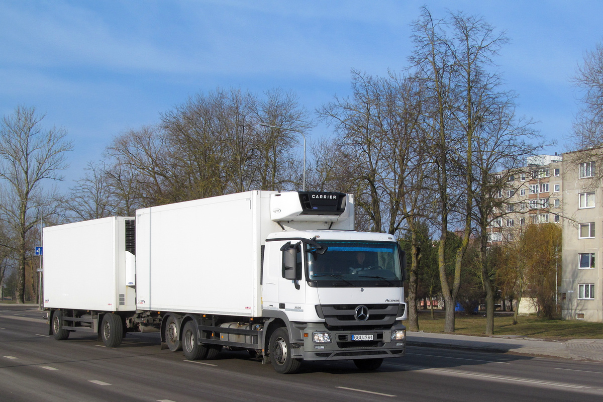 Литва, № GGU 761 — Mercedes-Benz Actros ('2003) 2536