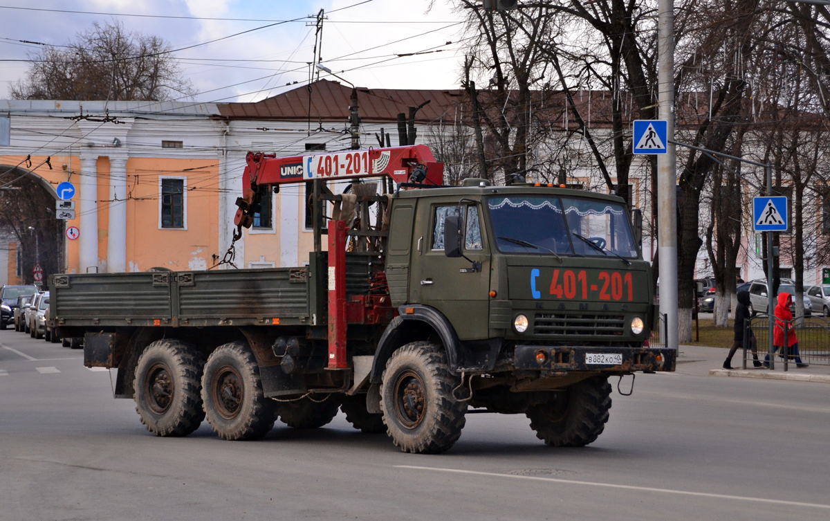 Калужская область, № В 882 КО 40 — КамАЗ (общая модель)