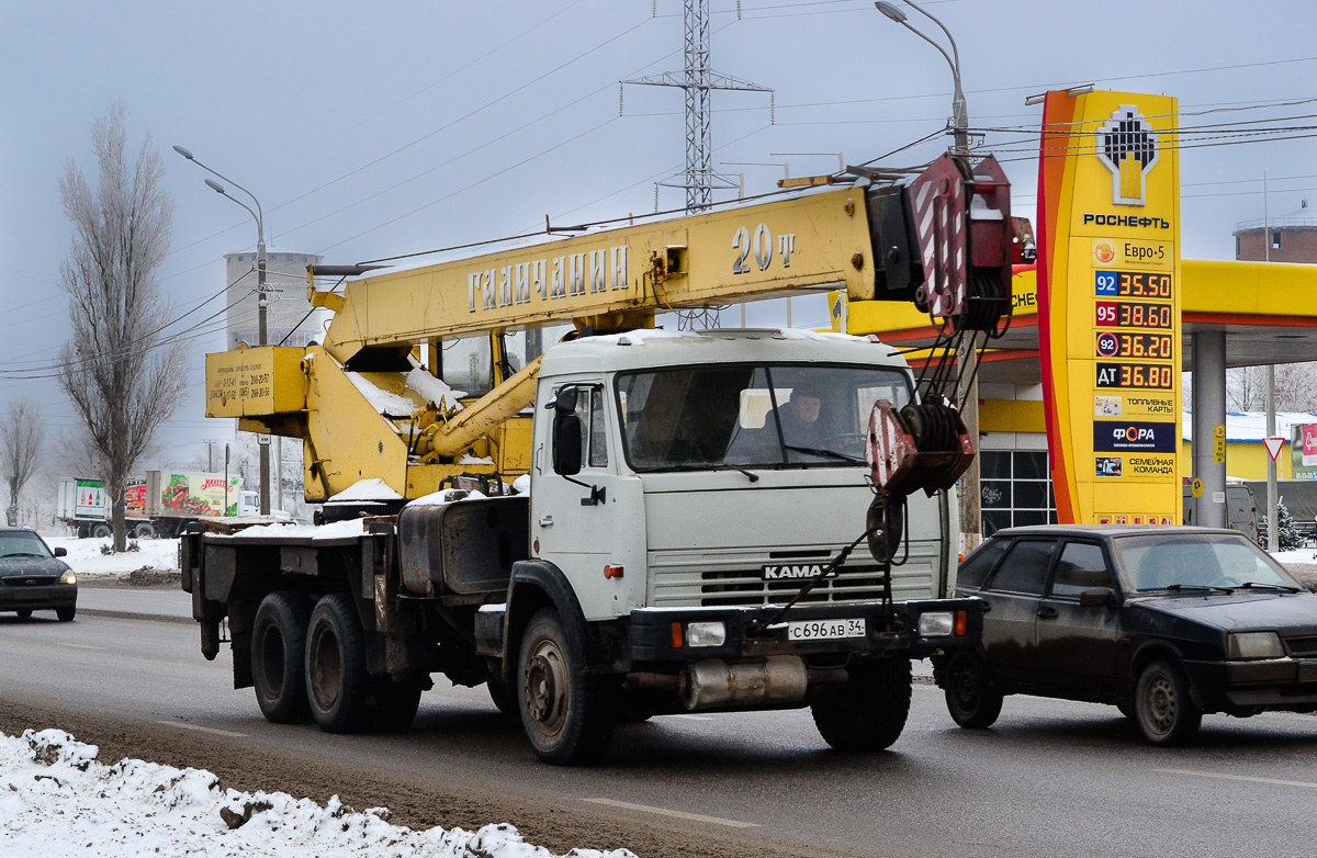 Волгоградская область, № С 696 АВ 34 — КамАЗ-53215 [532150]