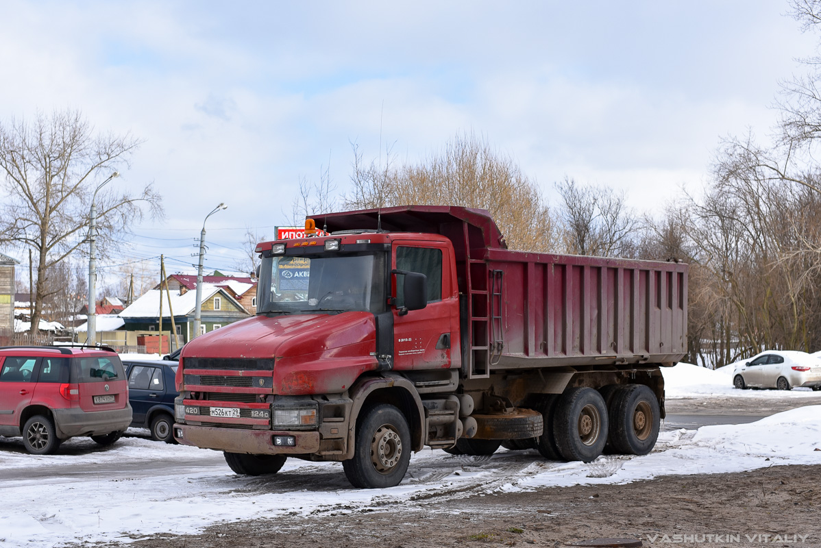 Архангельская область, № М 526 КТ 29 — Scania ('1996) T-Series 124C