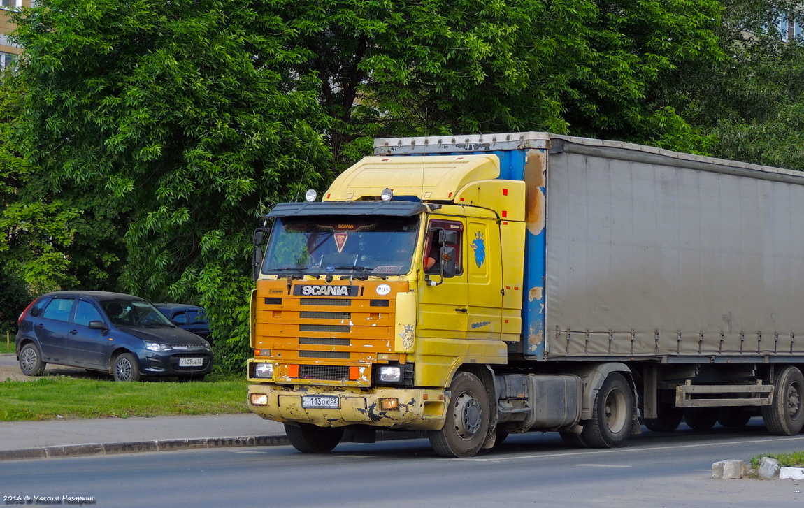 Рязанская область, № Н 113 ОХ 62 — Scania ('1996, общая модель)