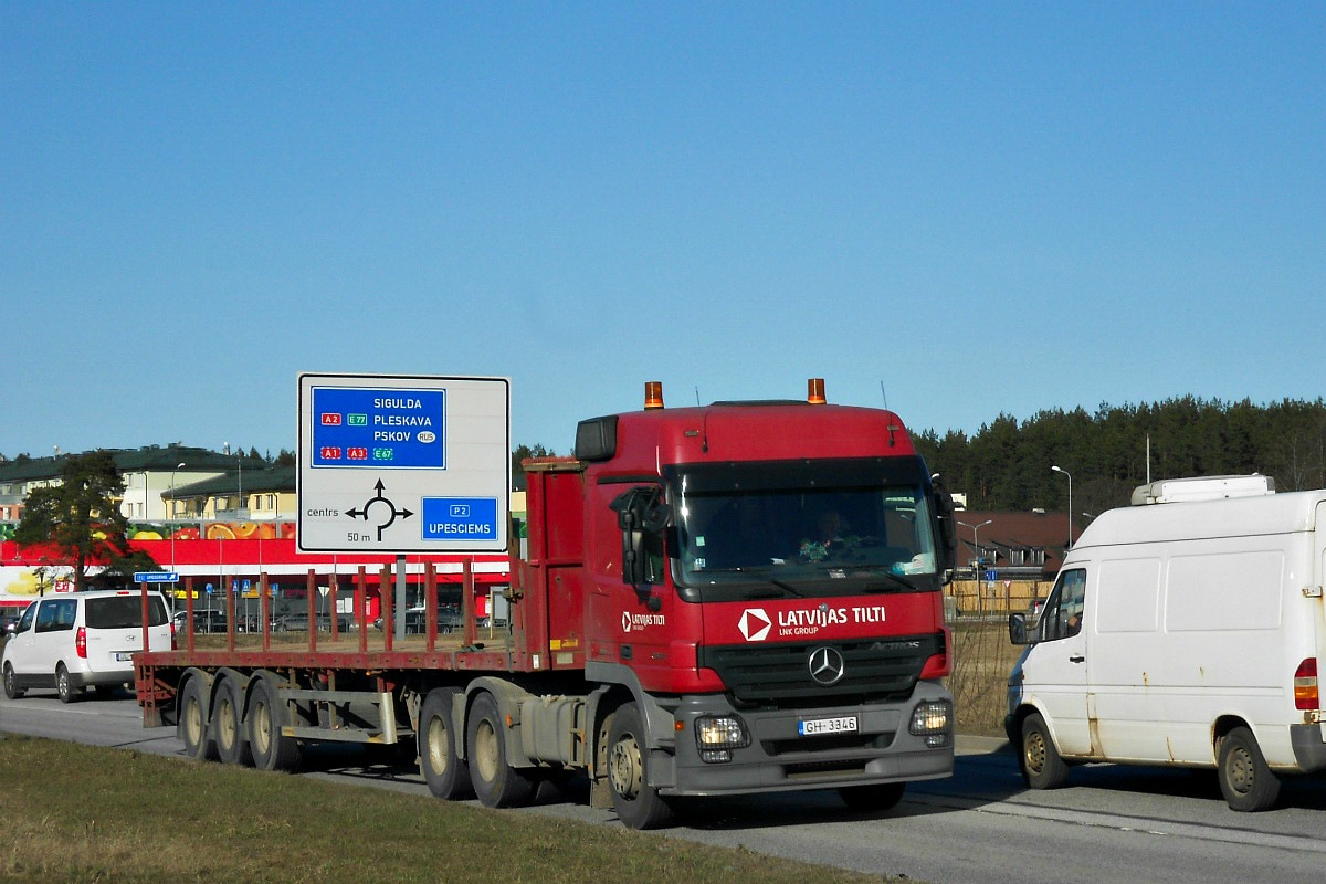 Латвия, № GH-3346 — Mercedes-Benz Actros ('2003) 2644