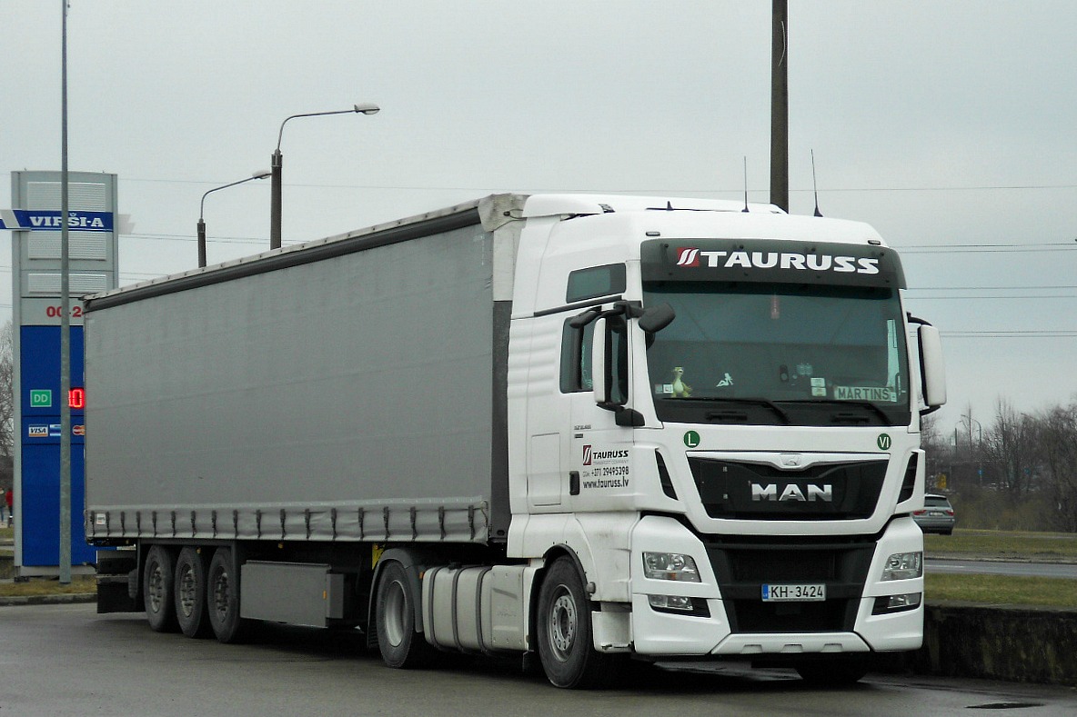 Латвия, № KH-3424 — MAN TGX ('2012) 18.440