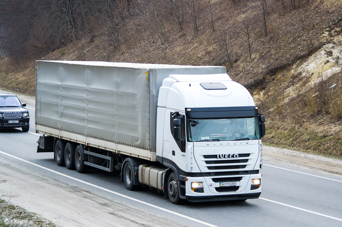 Закарпатская область, № АО 1114 ВА — IVECO Stralis ('2007) 450