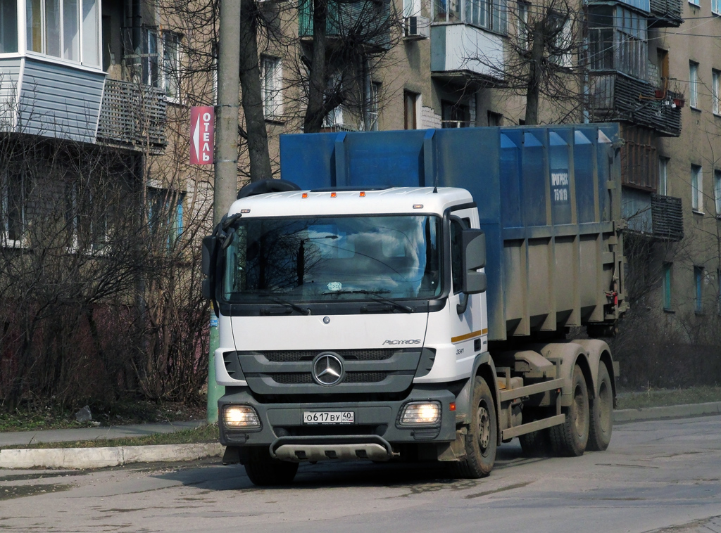 Калужская область, № О 617 ВУ 40 — Mercedes-Benz Actros '09 3341 [Z9M]