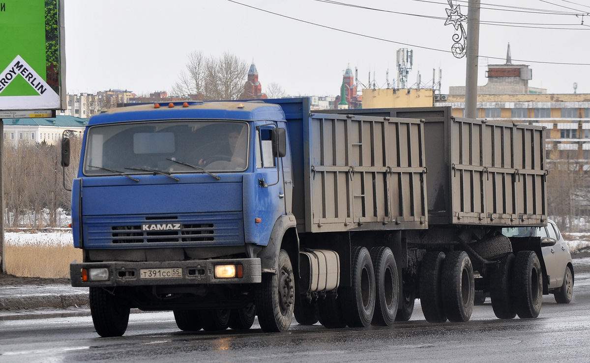 Омская область, № Т 391 СС 55 — КамАЗ-65115 [651150]