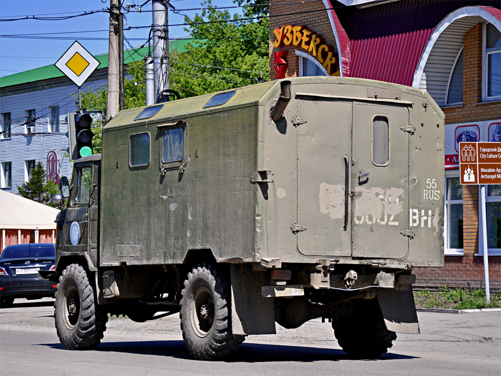 Омская область, № О 802 ВН 55 — ГАЗ-66 (общая модель)