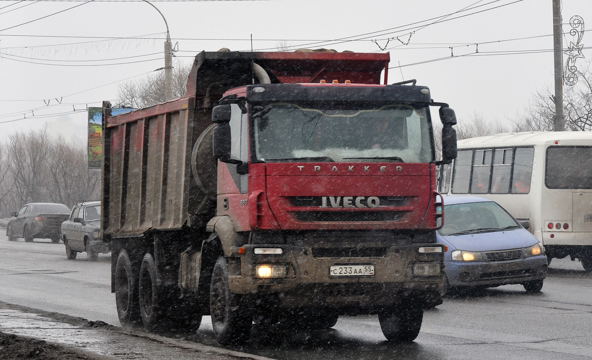 Омская область, № С 233 АА 55 — IVECO Trakker ('2007)