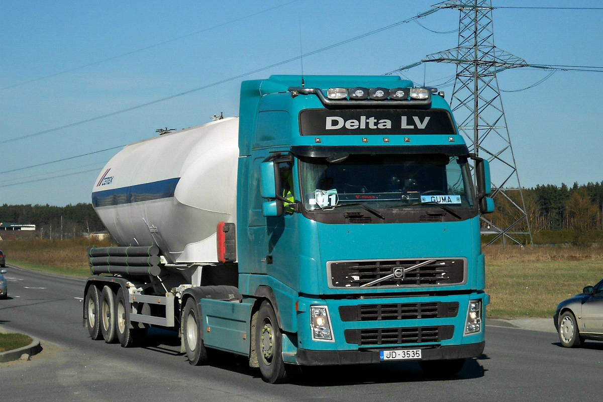 Латвия, № JD-3535 — Volvo ('2002) FH12.440