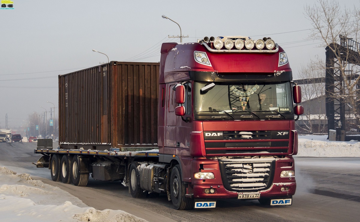 Алтайский край, № К 838 ХА 22 — DAF XF105 FT