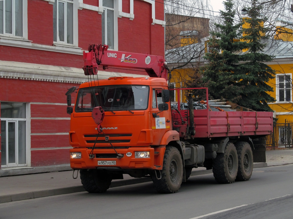 Калужская область, № Н 957 УО 40 — КамАЗ-43118-46