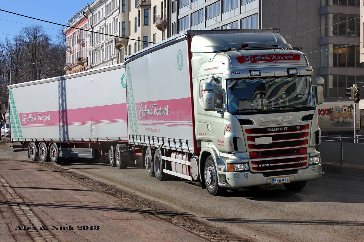 Финляндия, № BPA-416 — Scania ('2009) R500