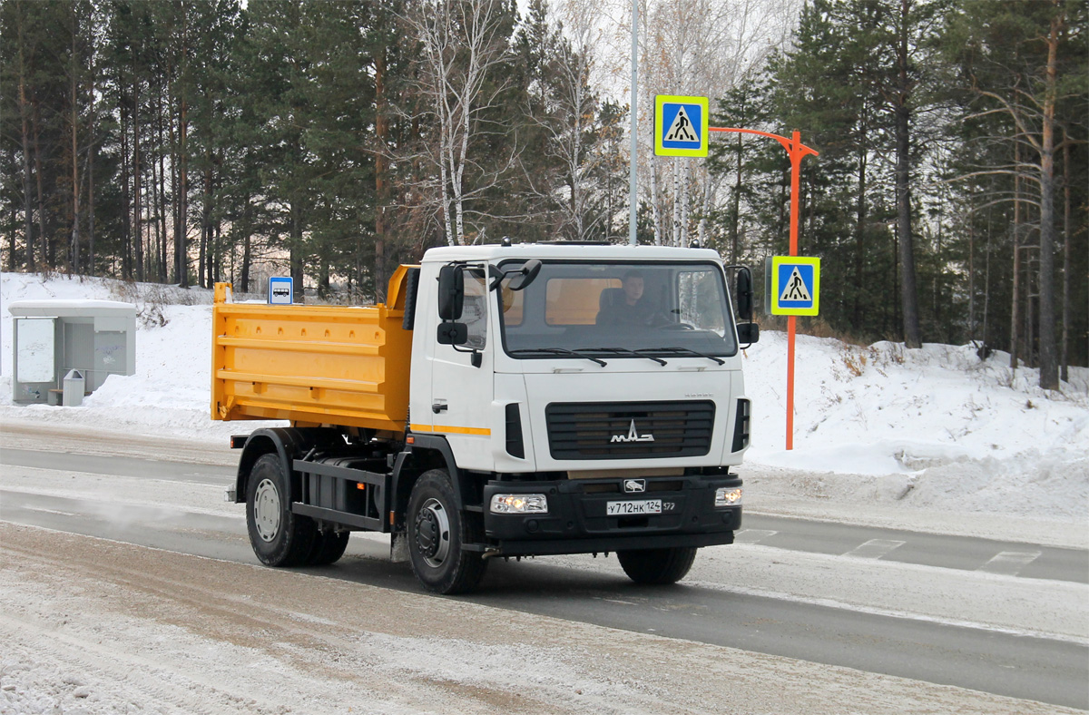 Красноярский край, № У 712 НК 124 — МАЗ-5550B3