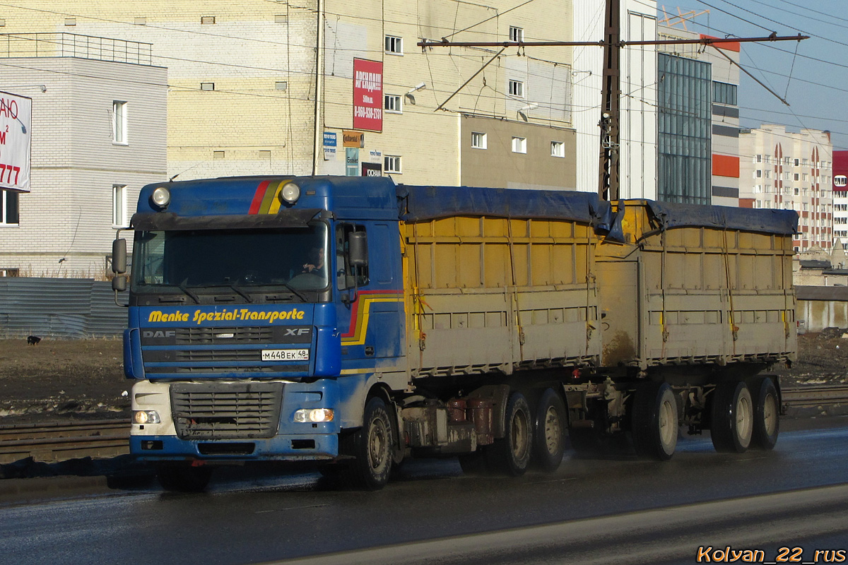 Липецкая область, № М 448 ЕК 48 — DAF XF95 FAR