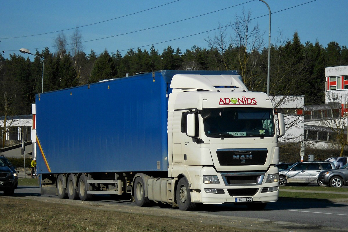 Латвия, № JG-1820 — MAN TGX ('2007) 18.440