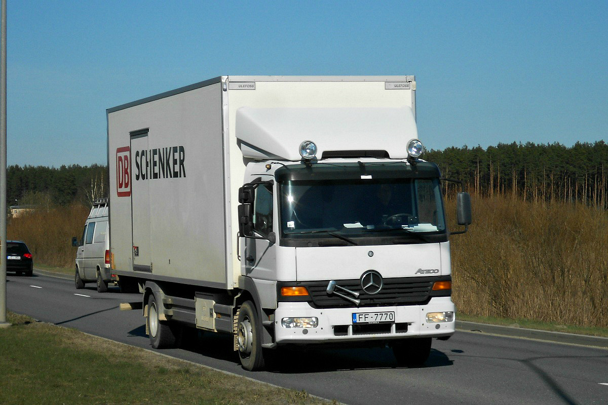 Латвия, № FF-7770 — Mercedes-Benz Atego (общ.м)