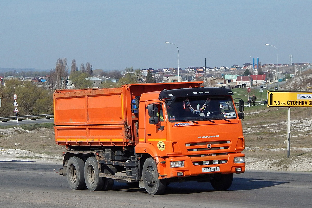 Белгородская область, № О 411 АЕ 31 — КамАЗ-65115-A4