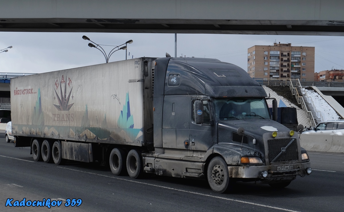 Новгородская область, № В 317 АК 53 — Volvo VNL660