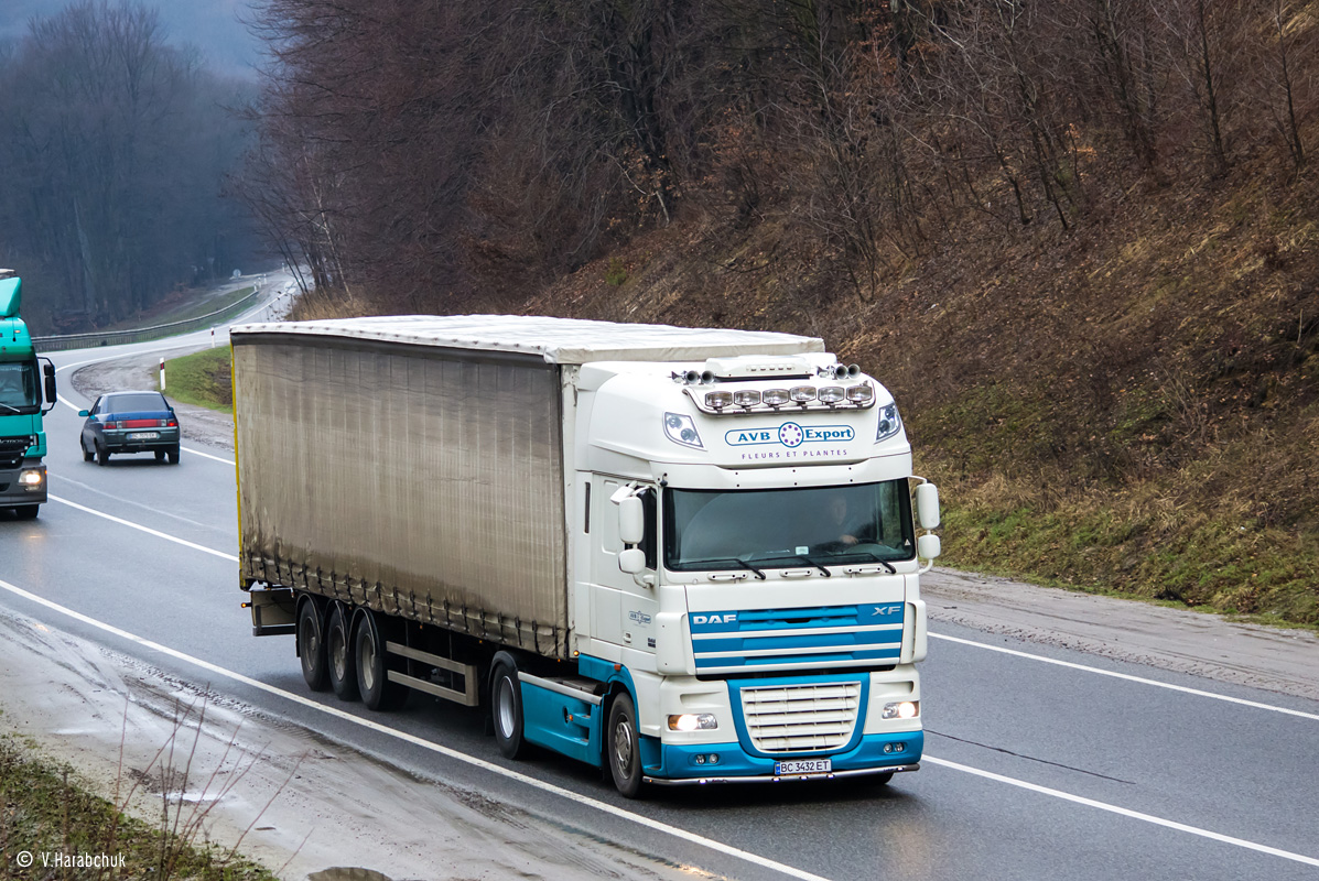 Львовская область, № ВС 3432 ЕТ — DAF XF105 FT