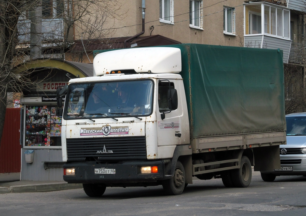 Калужская область, № Н 753 ЕТ 40 — МАЗ-437130 "Зубрёнок"